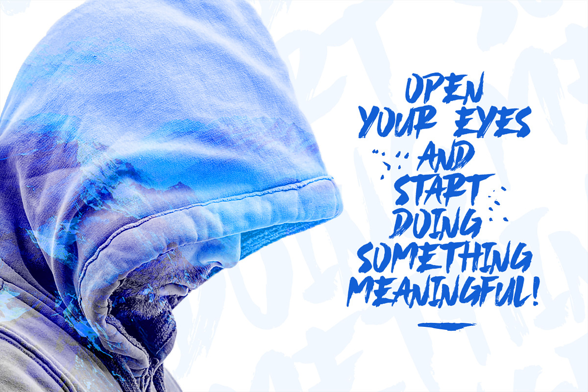 Never Settle, a Font by Letteratom (Photo 4 of 9)
