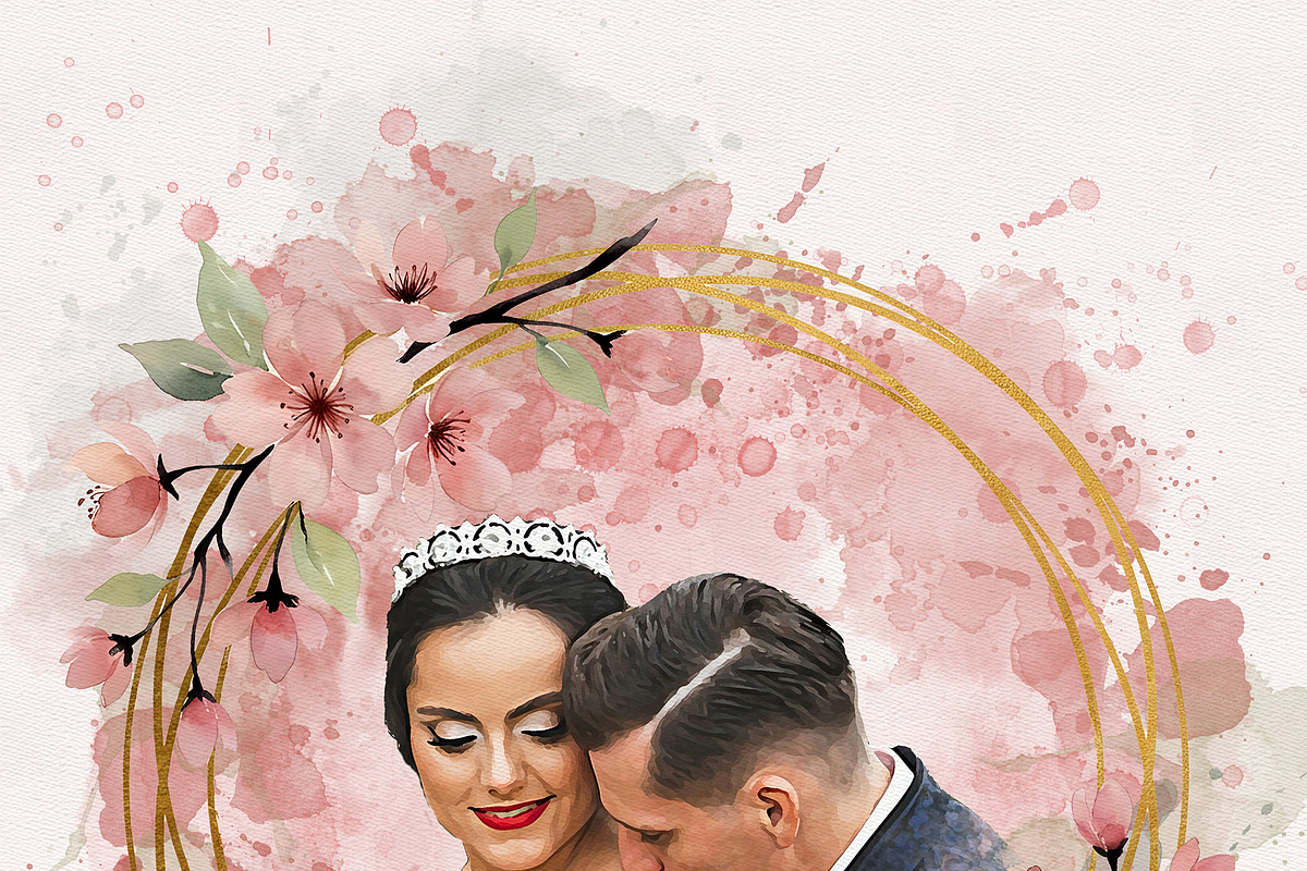 Custom Watercolor Wedding Effect, an Action Add-On by MRI STUDIO (Photo 10 of 19)