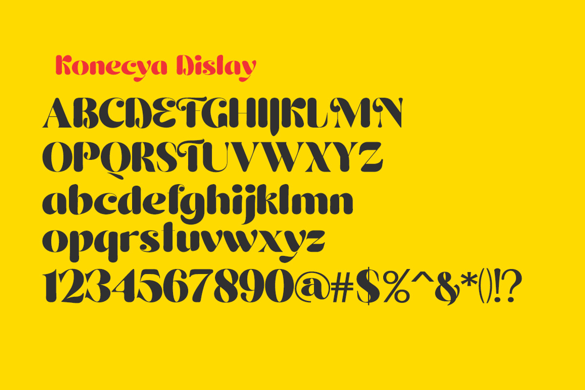 Konecya, a Font by Gatype (Photo 9 of 9)