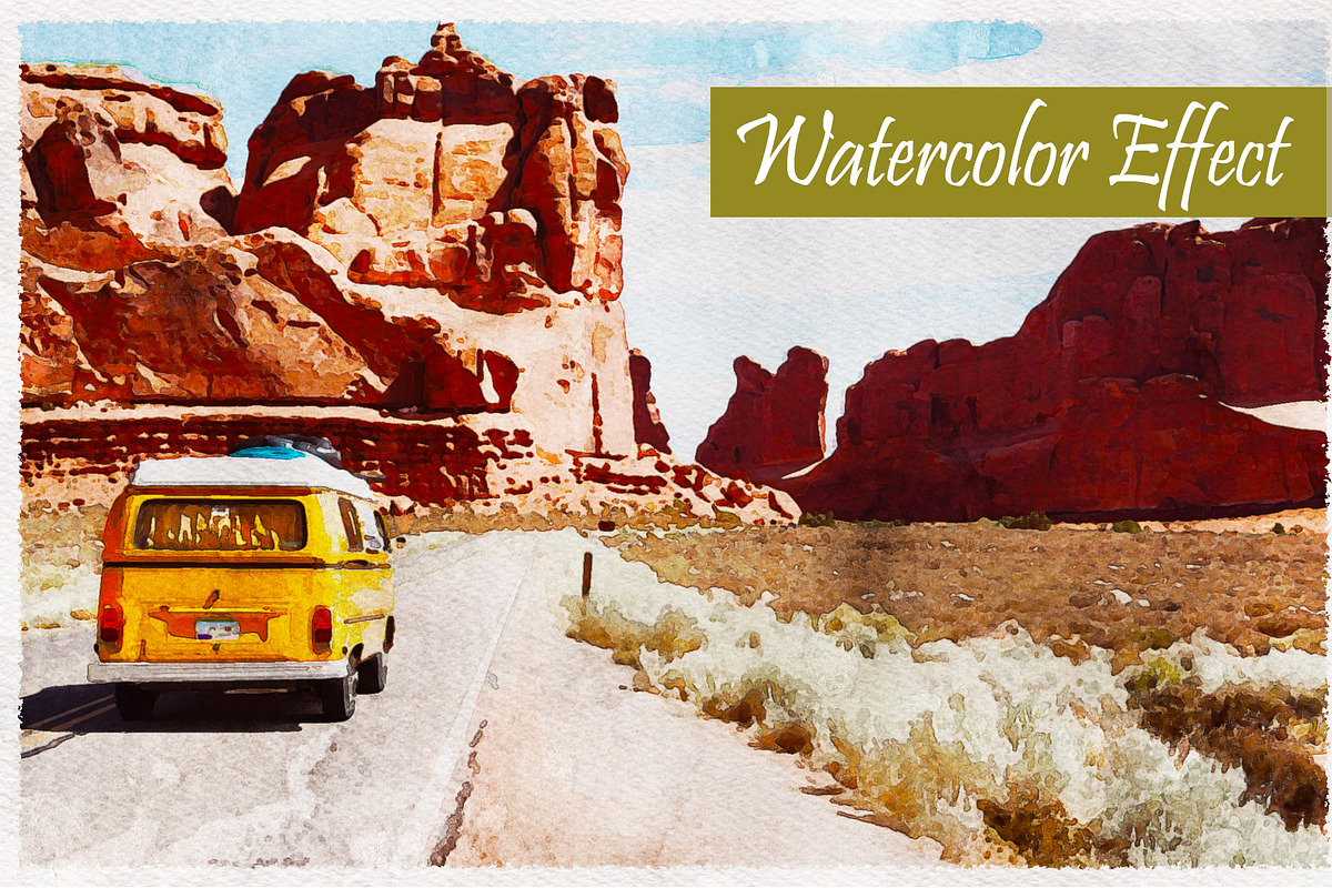Watercolor Effect, an Action Add-On by PSD Action (Photo 10 of 12)