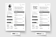Modern Sophisticated Black and White, a Resume Template by Knockout Prezo (Thumbnail 2 of 10)