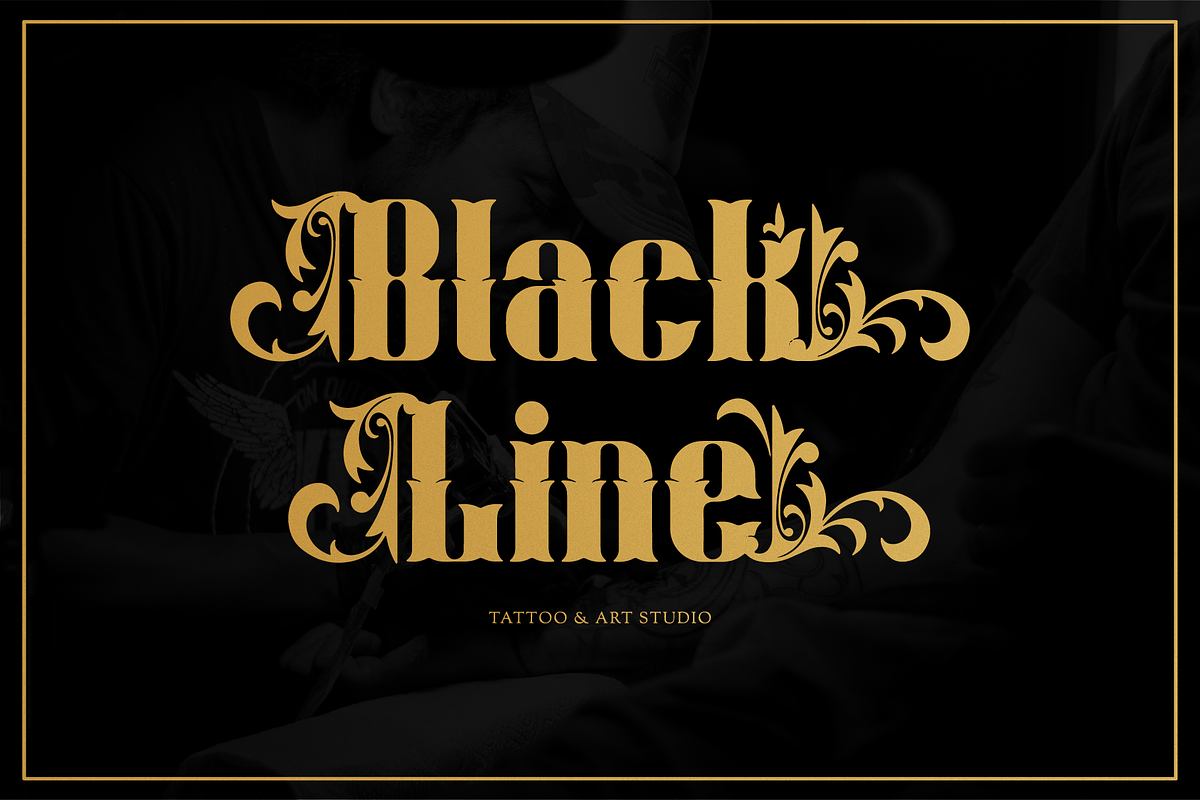 Ringer Luctor Decorative Display, a Blackletter Font by Denustudios (Photo 5 of 12)