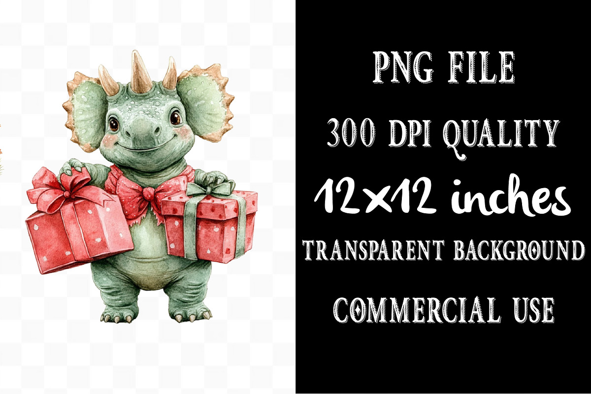 Dino Birthday Clipart Bundle, an Illustration by Designking (Photo 4 of 5)