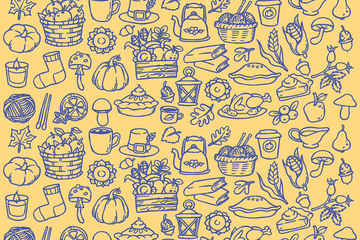 Cozy autumn. doodle collection, a Seasonal Illustration by made by Tanya (Photo 2 of 6)
