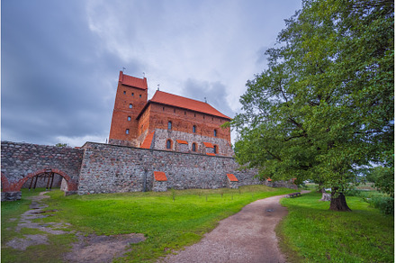 Trakai Castle on the island in the, an Architecture Photo by Lukas Jonaitis SHOP