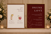 Luxury Burgundy Wedding Canva Bundle, a Stationery Template by Matisse Studio (Thumbnail 8 of 9)
