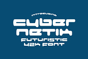 Cybernetik - Futuristic Y2K Font, a Sans Serif Font by HipFonts (Thumbnail 2 of 9)