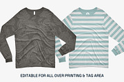 Bella Canvas Longsleeve Mockups, a Shirt Mockup by GraphicHero (Thumbnail 9 of 9)
