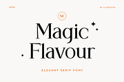 Magic Flavour Elegant Serif Font, a Serif Font by UICreative (Thumbnail 1 of 13)