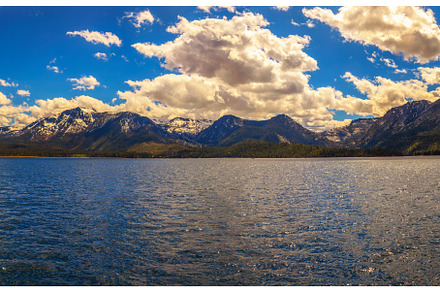 Summer view of Lake Tahoe with, a Nature Photo by Nick Fox