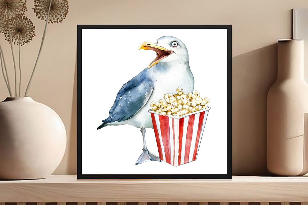 Funny Cartoon Birds Clipart, an Illustration by DreamCafeArt (Photo 4 of 6)