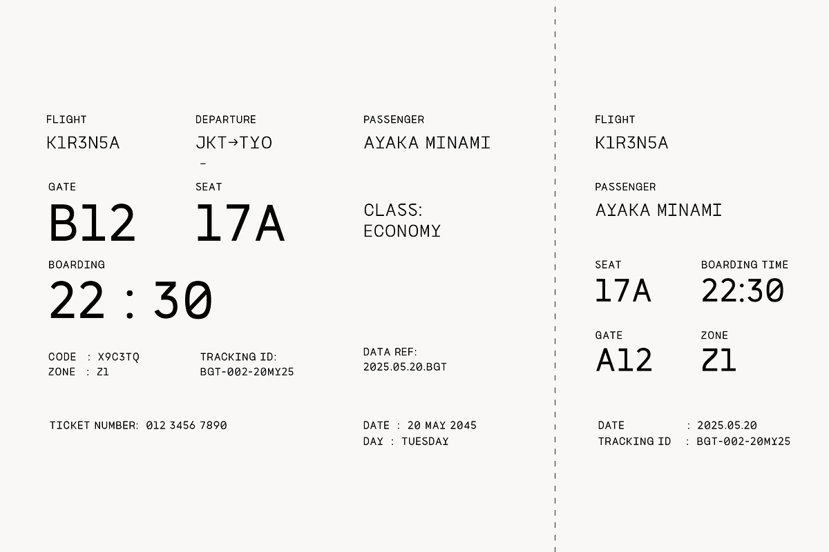 Bogita Mono - Monospace Font, a Sans Serif Font by Nollev (Photo 7 of 12)