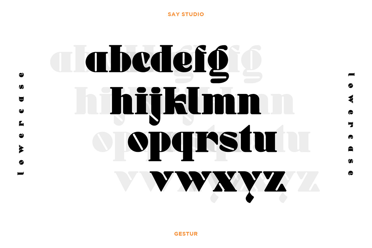 Gestur Display Font, a Sans Serif Font by Say Studio (Photo 12 of 15)