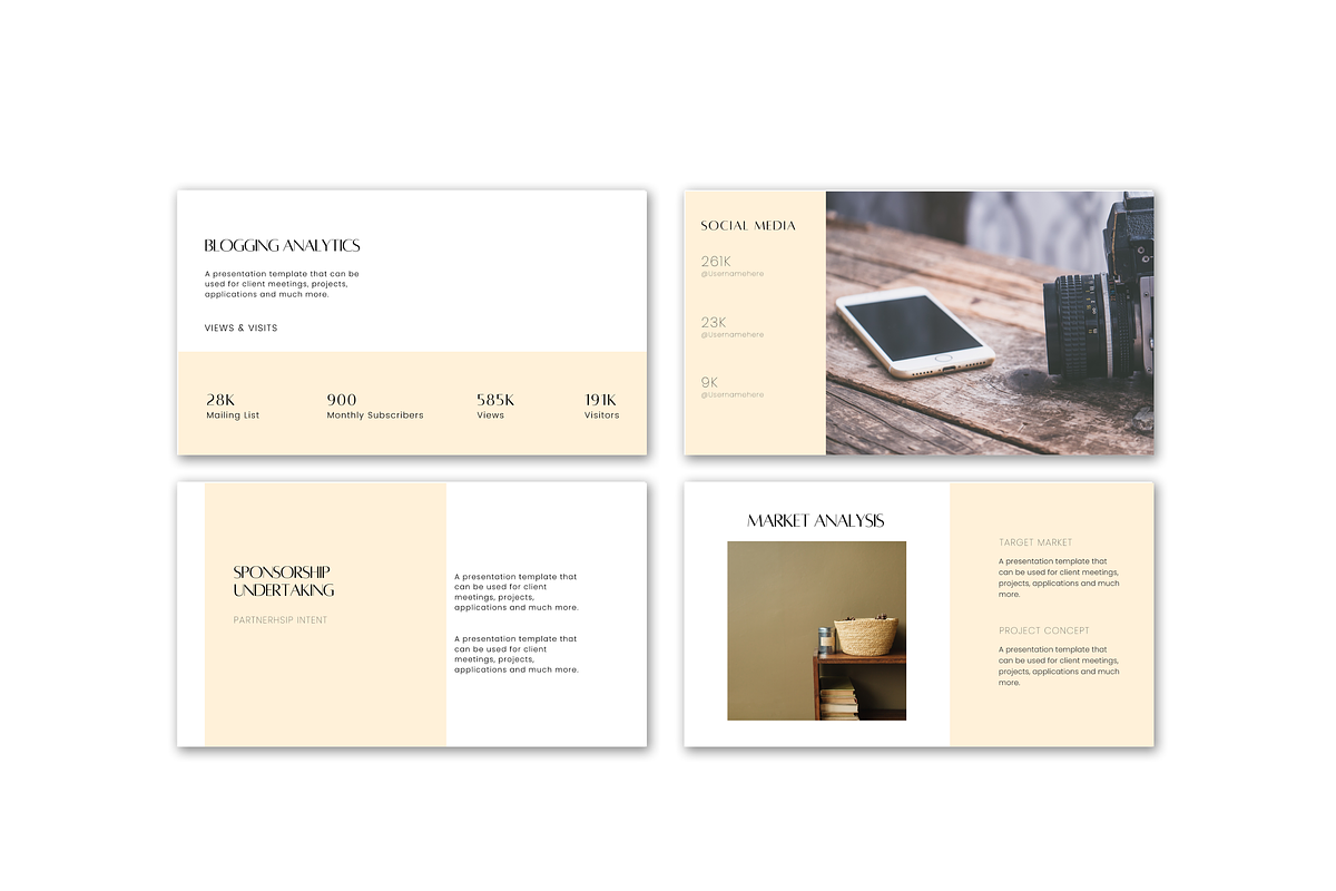 Presentation & Lookbook Template, a Presentation Template by Templits (Photo 5 of 7)