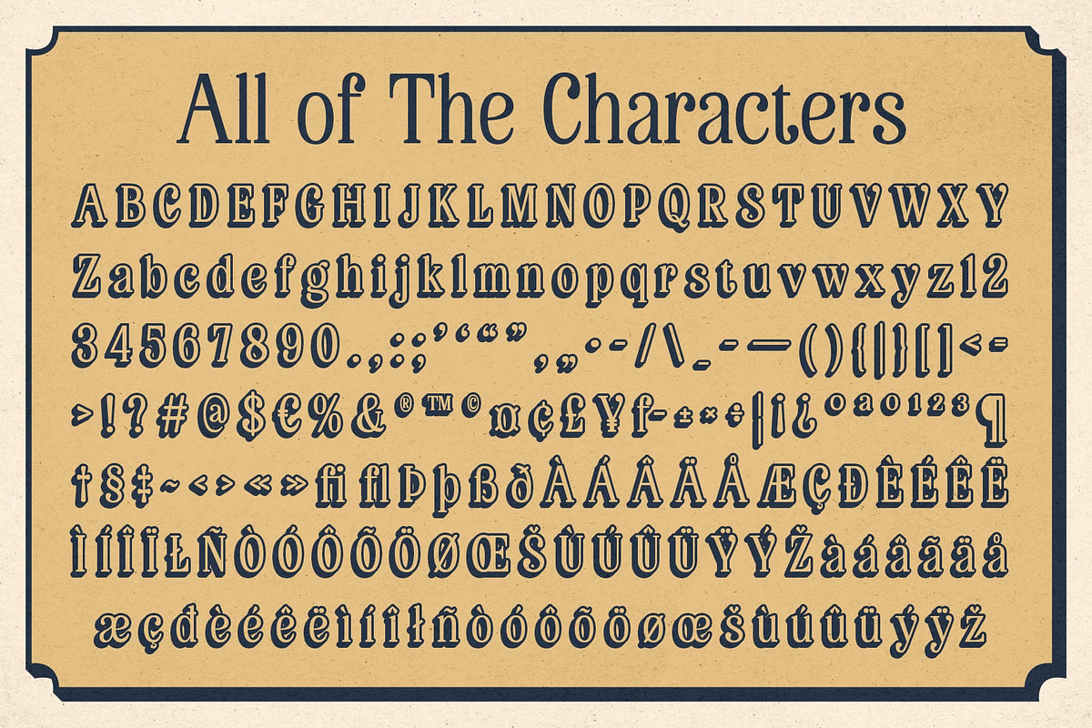 Helvine 3D, a Serif Font by Craft Supply Co. (Photo 8 of 8)