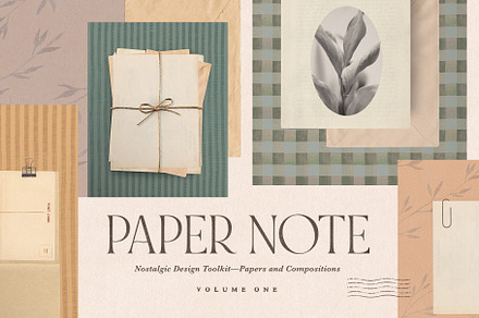 Paper Note—Nostalgic Design Toolkit