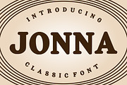 Jonna - Classic Font, a Sans Serif Font by Fourteen Letter (Thumbnail 1 of 8)