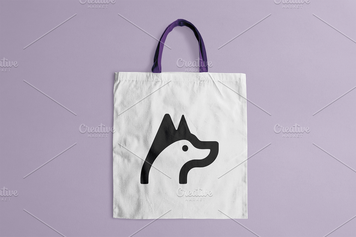 Minimal bold dog head logo, a Branding & Logo Template by Vectorium Studio (Photo 2 of 2)