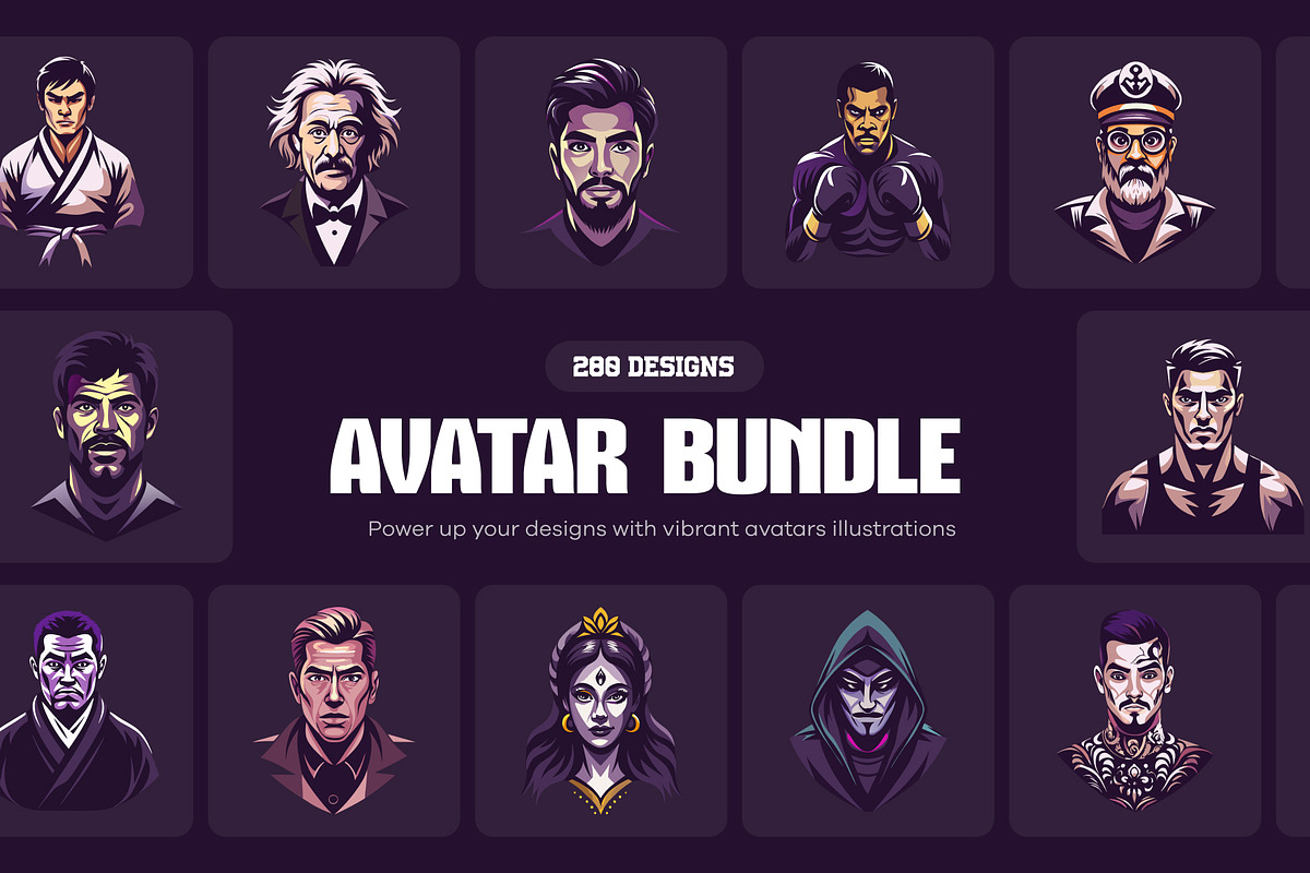 280 Avatar Illustration Designs, a Person Illustration by Brickclay (Photo 1 of 14)