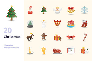 Christmas 3D Icons Set Bundle, an Object Graphic by Aimagenarium@gmail.com