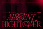 ALICENT HIGHTOWER SERIF DISPLAY, a Serif Font by Tegh co. (Thumbnail 1 of 16)