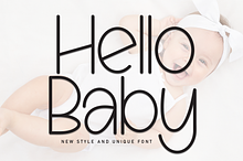 Hello Baby | Script Font