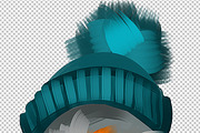 Birds in winter hats, an Animal Illustration by Ira Cvetnaya (Thumbnail 7 of 8)