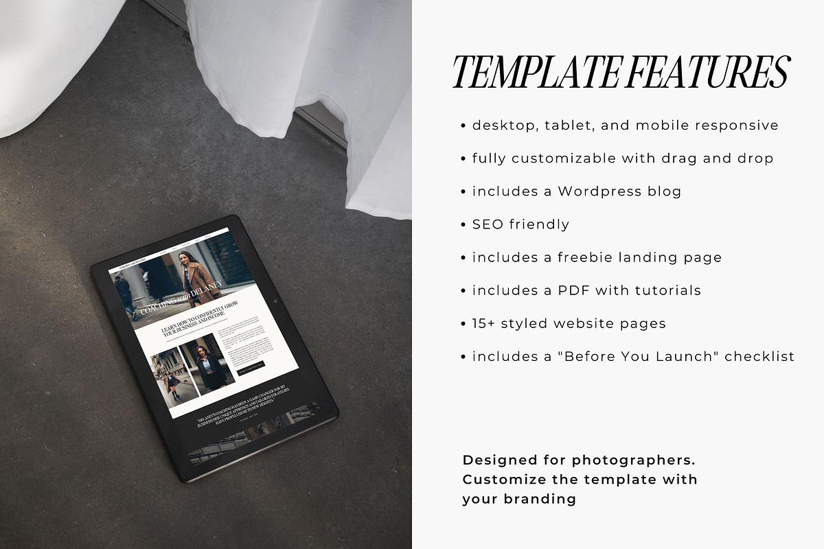 Coaching Showit Website Template, a Landing Page Template by Blush Created (Photo 5 of 12)
