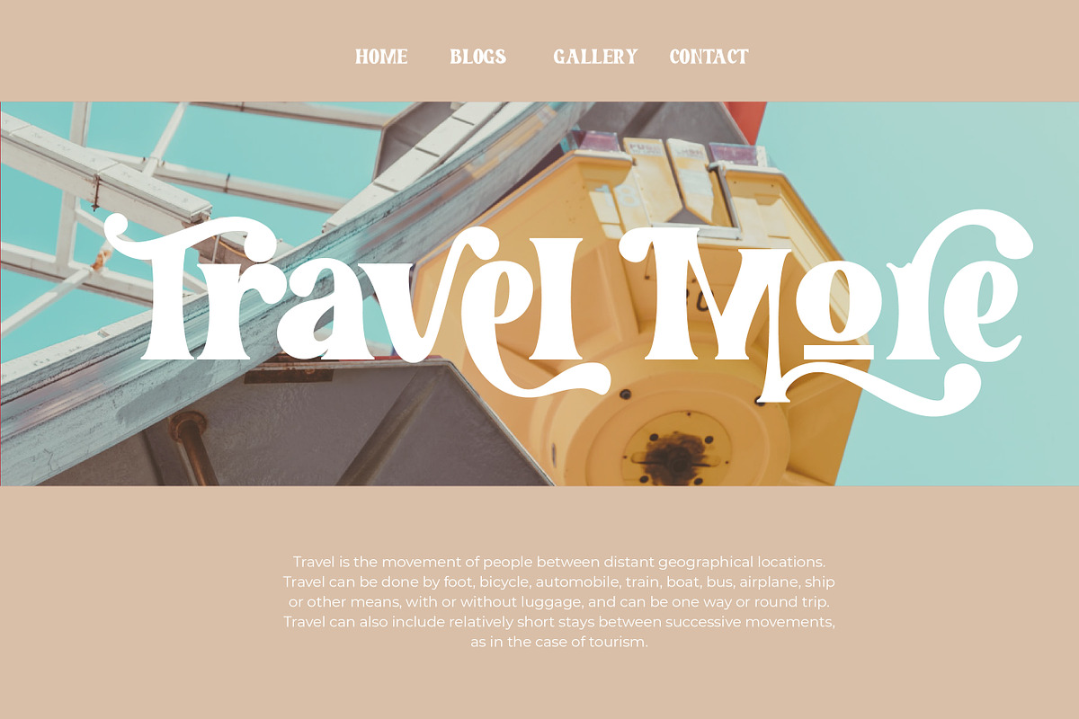 Battora - Modern Retro Font, a Serif Font by Flawless And Co (Photo 7 of 13)