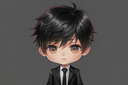 Procreate Chibi Male Clothes Stamps, a Brush Add-On by OneBerryCreations (Thumbnail 6 of 9)