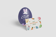 Easter Eggs and Postcard Mockup, an Advertising Mockup by Graphic Deal (Thumbnail 7 of 10)