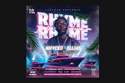DJ Flyer Template, a Print Template by Bornx Design (Thumbnail 3 of 5)