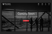 Mountpart – Coming Soon PSD, a Websites & App Template by NetGon_Tech's Shop (Thumbnail 1 of 7)
