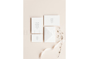 Wedding Card Set Mockup, a Mockup by HALFTOUNE (Thumbnail 5 of 5)