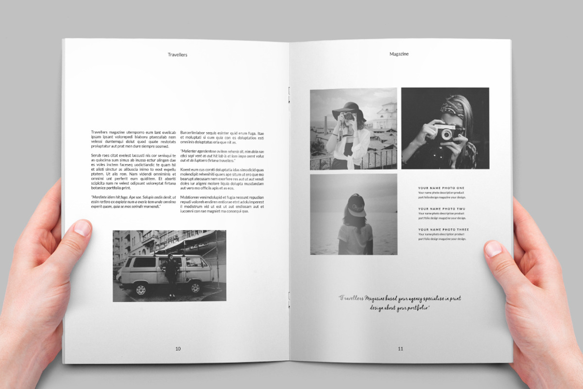 Travellers Magazine, a Magazine Template by Firtana (Photo 6 of 14)