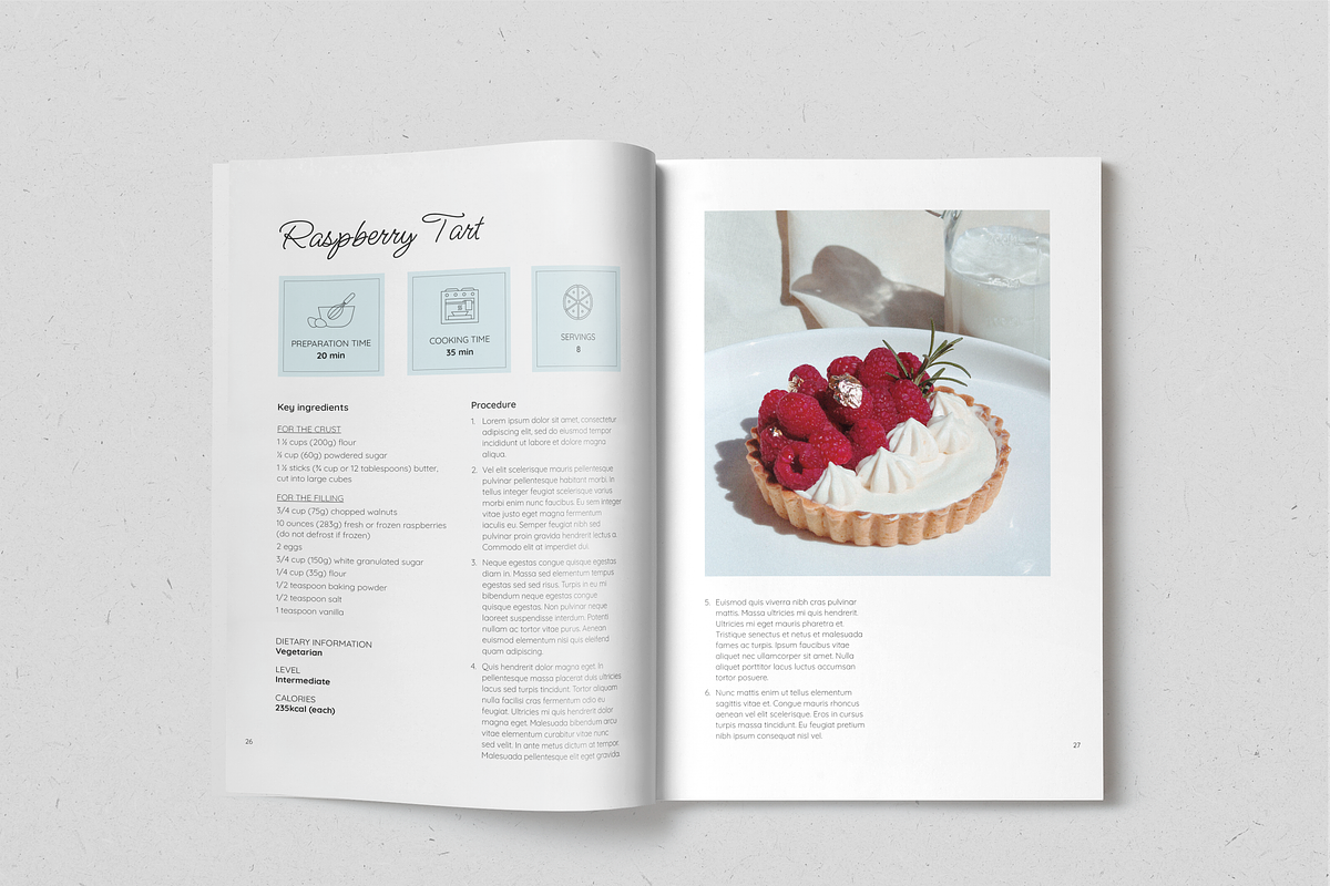 Modern Baking Recipe Book, a Magazine Template by SonaGeciova (Photo 14 of 18)