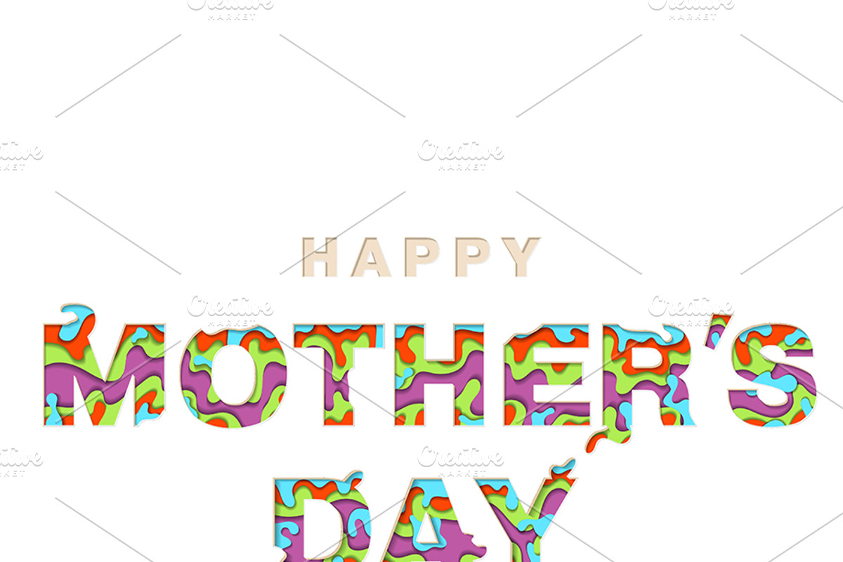 Mothers Day Invitation Cards, a Decorative Illustration by TAlex (Photo 3 of 6)