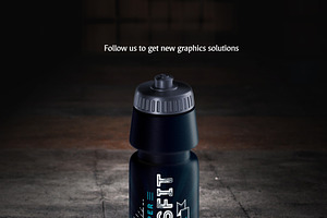 Sport Bottles Mockups Set