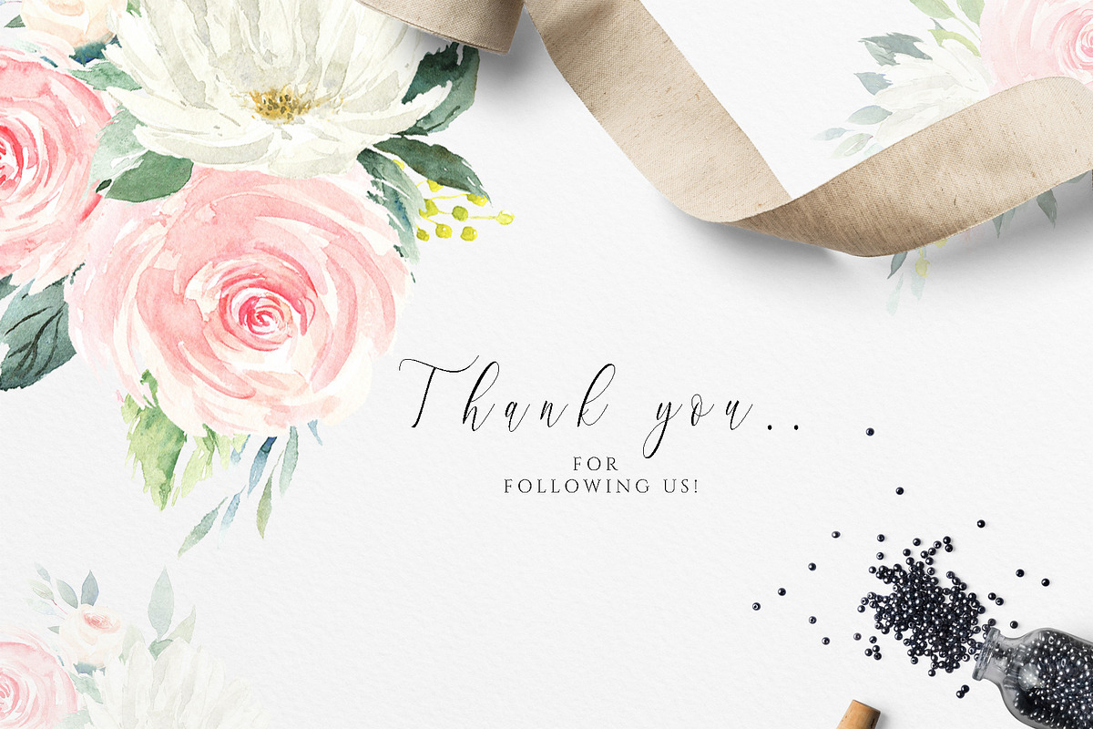 Floral Alphabet Design Set, a Decorative Illustration by Pixavics (Photo 12 of 12)
