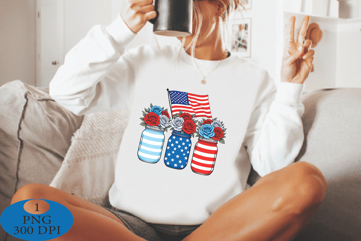 4th of July Sublimation, a Seasonal Illustration by Daily.Designs (Photo 4 of 5)