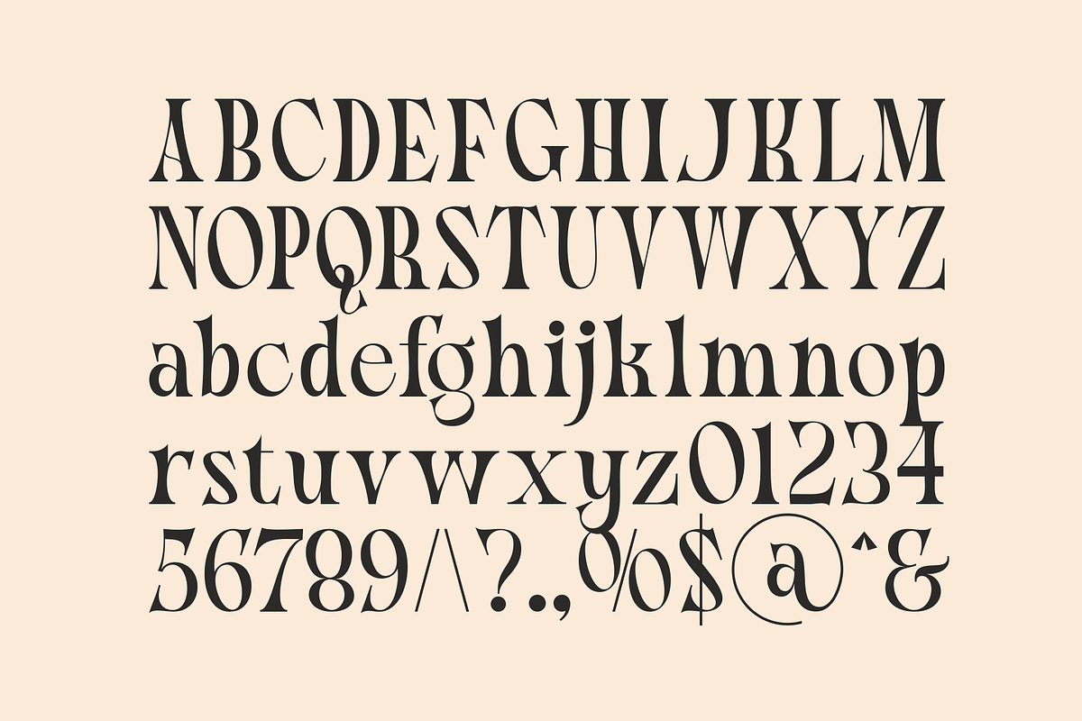 Porcha - Elegant Serif Font, a Serif Font by MaikoHatta (Photo 7 of 9)