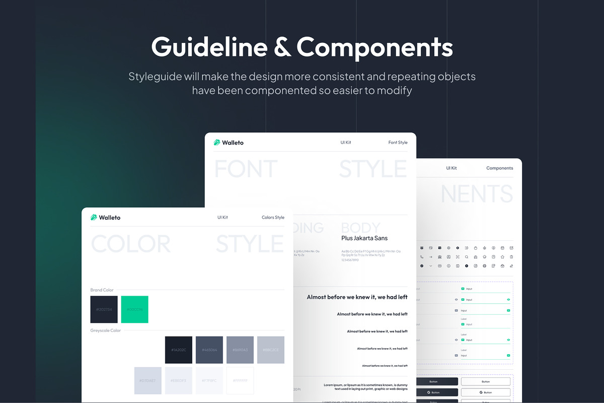 Walleto - Digital Wallet App UI Kit, an App Template by CreativeUI (Photo 5 of 6)