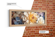 Small Photo Frame Mockup – Ratio 3x1, a Merchandise Mockup by Mockups by Carlos Viloria (Thumbnail 7 of 7)