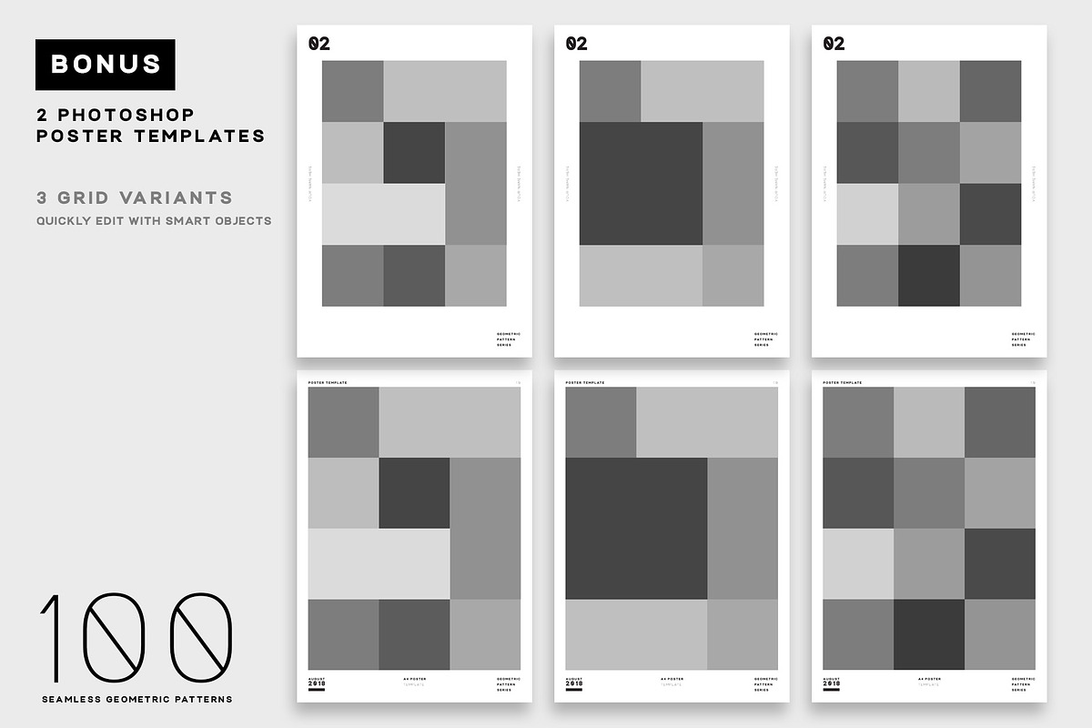 Seamless Geometric Patterns Bundle, a Pattern Graphic by Twinbrush (Photo 10 of 15)