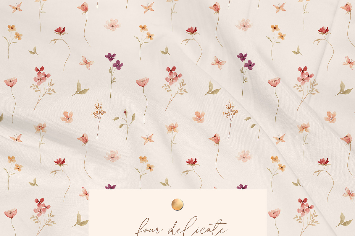 Watercolor Summer Wildflowers, a Decorative Illustration by Altea Design Studio (Photo 11 of 13)