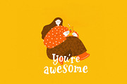 Orange Juice | Playful font, a Font by JuliaVolkova (Thumbnail 4 of 7)