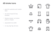 Shopping Icons, an Outline Icon by Middltone (Thumbnail 2 of 4)