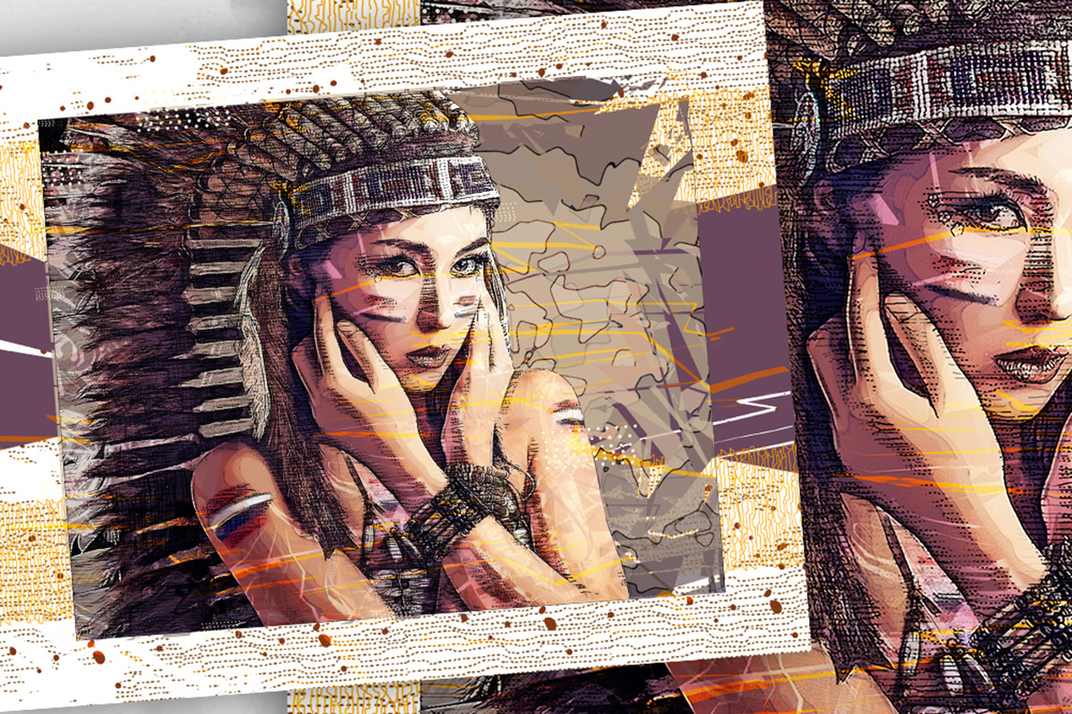 Modern Illustration Photoshop Action, an Action Add-On by GorynArt (Photo 19 of 21)
