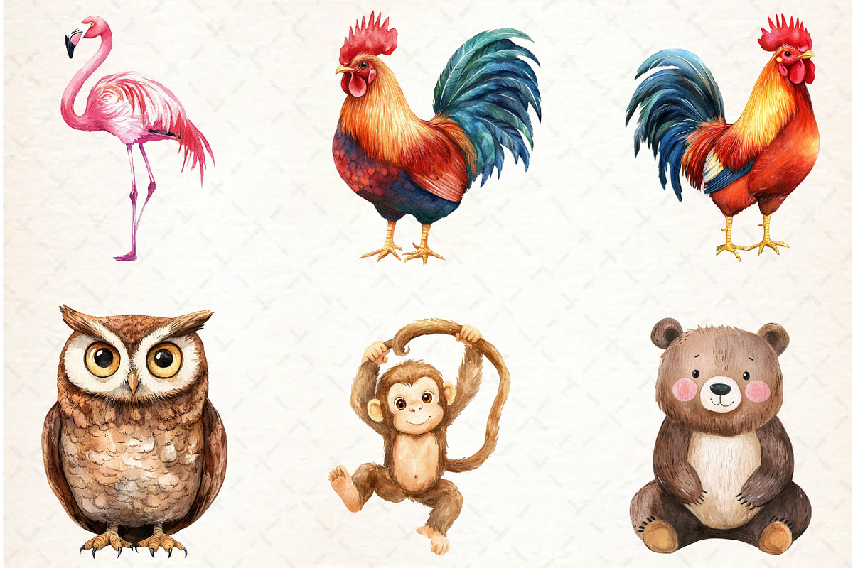 Quirky Humor Animal Sublimation Clip, an Illustration by Libby Wishes (Photo 2 of 6)