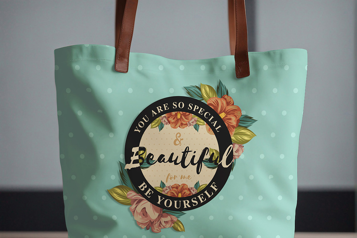 Leather Handle Tote Bag Mockup, a Merchandise Mockup by 3djagan (Photo 3 of 4)
